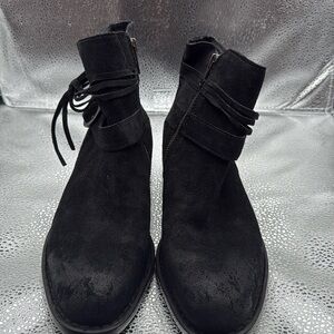 Born Women's Black Suede Ankle Boots